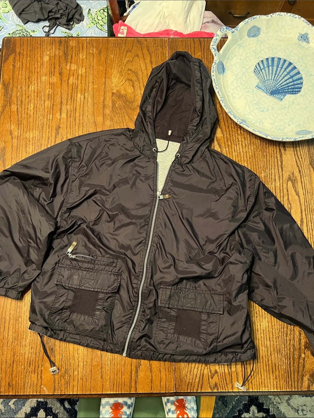 Cs Signature Reversible Women’s Hooded  Jacket - Black/gray